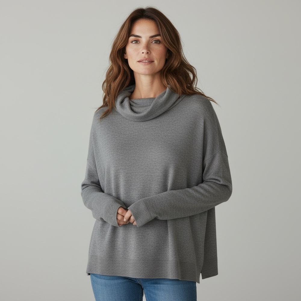 Splendid Grey Long Sleeve Sweater